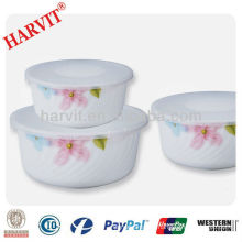 2013 New style 3pcs set opal glass bowl